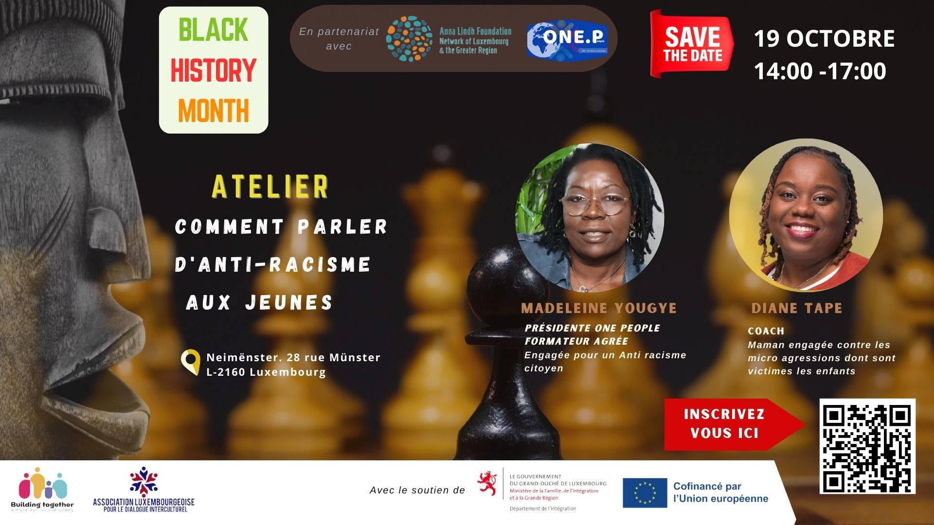 Black History Month Luxembourg _One people anti racism