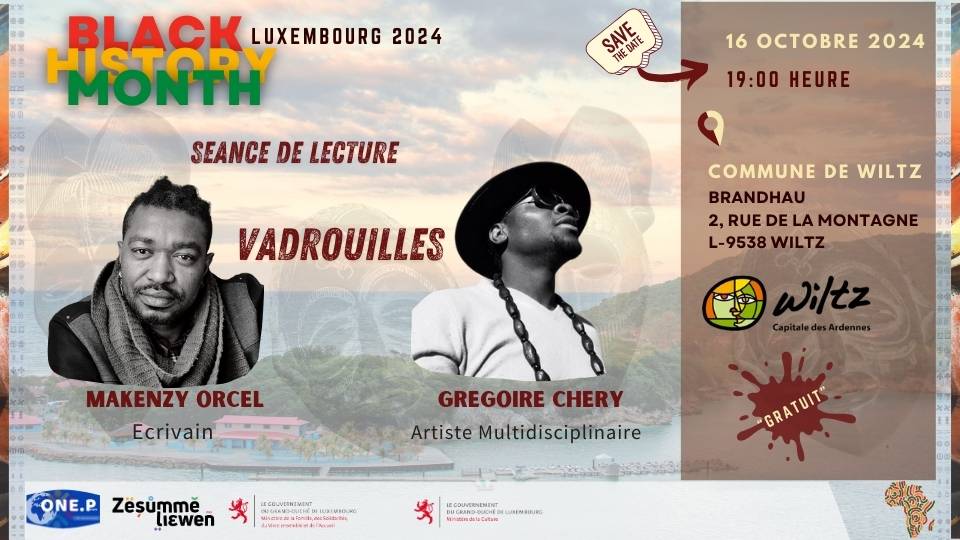 Seance de Lecture vadrouilles; Antiracisme Luxembourg; One people Luxembourg; Black History month Octobre 2024