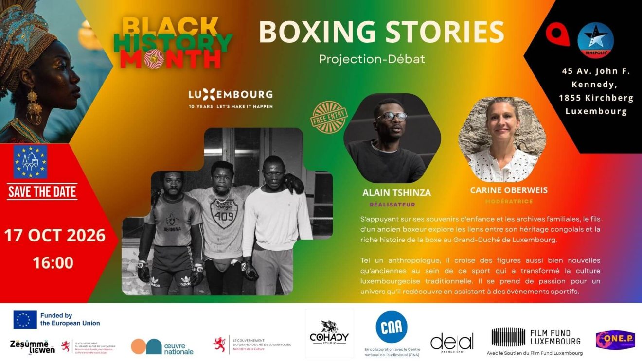 BOXING STORIES - BHM; Black History Month Luxembourg 2026; Antiracisme Luxembourg