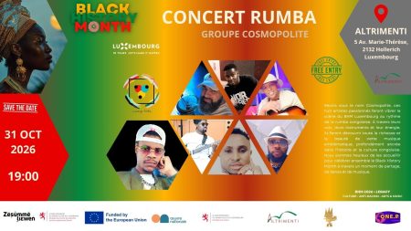 Concert RUMBA; Black History Month Luxembourg 2026; Antiracisme Luxembourg