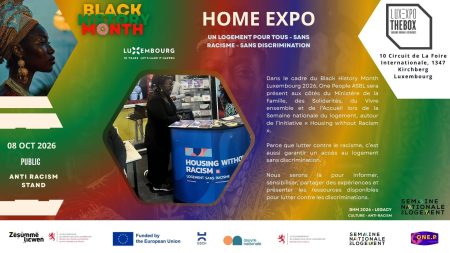 Home EXPO; Black History Month Luxembourg 2026; Antiracisme Luxembourg