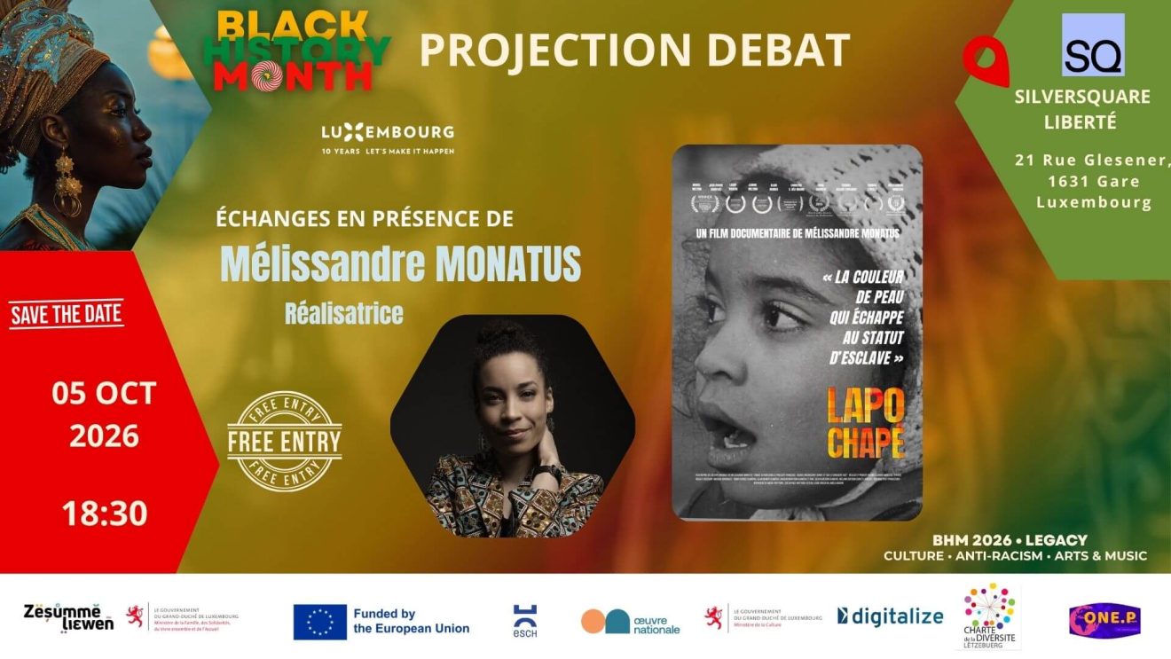 Projection débat - LAPE CHOPE; Black History Month Luxembourg 2026; Antiracisme Luxembourg