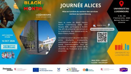 Journée ALICES; Black History Month Luxembourg 2026; Antiracisme Luxembourg